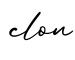 单词clon书写