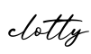 单词clotty书写