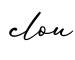 单词clou书写