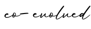 单词co-evolved书写