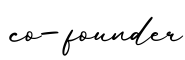 单词co-founder书写