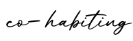 单词co-habiting书写