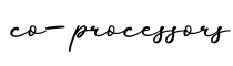 单词co-processors书写