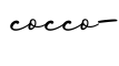 单词cocco-书写