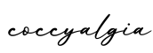 单词coccyalgia书写