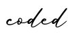 单词coded书写