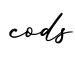 单词cods书写