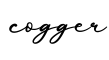 单词cogger书写