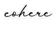 单词cohere书写