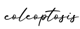 单词coleoptosis书写