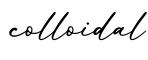 单词colloidal书写
