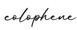 单词colophene书写