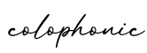 单词colophonic书写