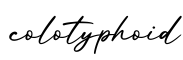 单词colotyphoid书写