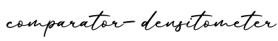 单词comparator-densitometer书写