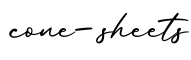 单词cone-sheets书写
