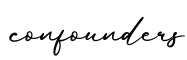 单词confounders书写