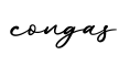 单词congas书写