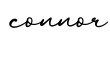 单词connor书写