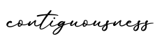 单词contiguousness书写
