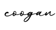 单词coogan书写