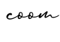 单词coom书写
