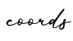 单词coords书写