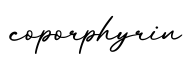 单词coporphyrin书写