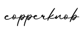 单词copperknob书写