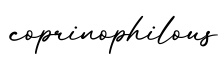 单词coprinophilous书写