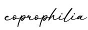 单词coprophilia书写