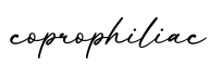 单词coprophiliac书写