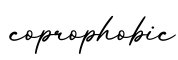 单词coprophobic书写