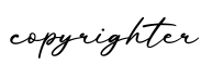 单词copyrighter书写