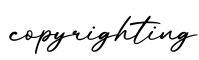 单词copyrighting书写