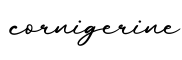 单词cornigerine书写