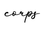 单词corps书写