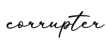 单词corrupter书写