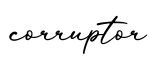 单词corruptor书写