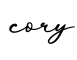 单词cory书写