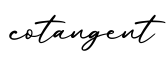 单词cotangent书写