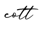 单词cott书写