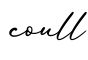 单词coull书写