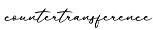 单词countertransference书写