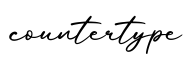 单词countertype书写