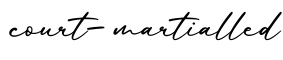 单词court-martialled书写