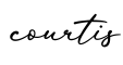 单词courtis书写