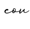 单词cov书写