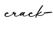 单词crack-书写