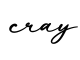 单词cray书写